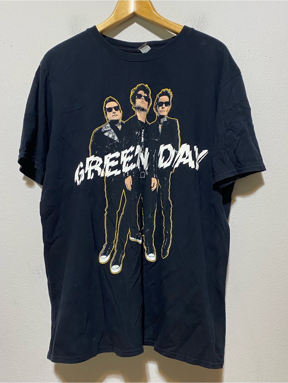 Green Day Shirt Mens Large Black Hella Mega Tour 2021 Concert Tee